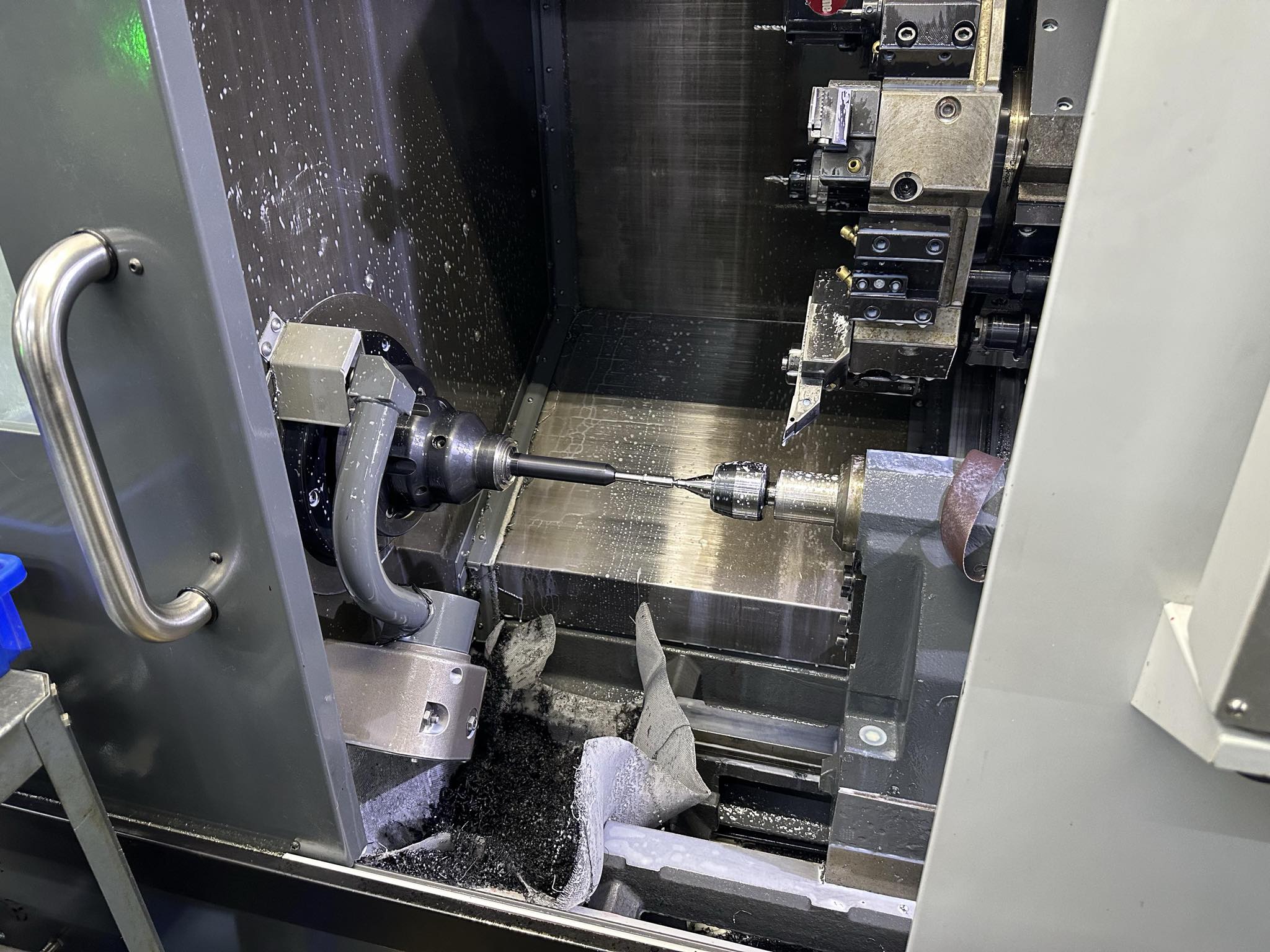Haas ST-15Y CNC Lathe, 2019 - Tailstock, Auto Door, Live Tooling - Image 10