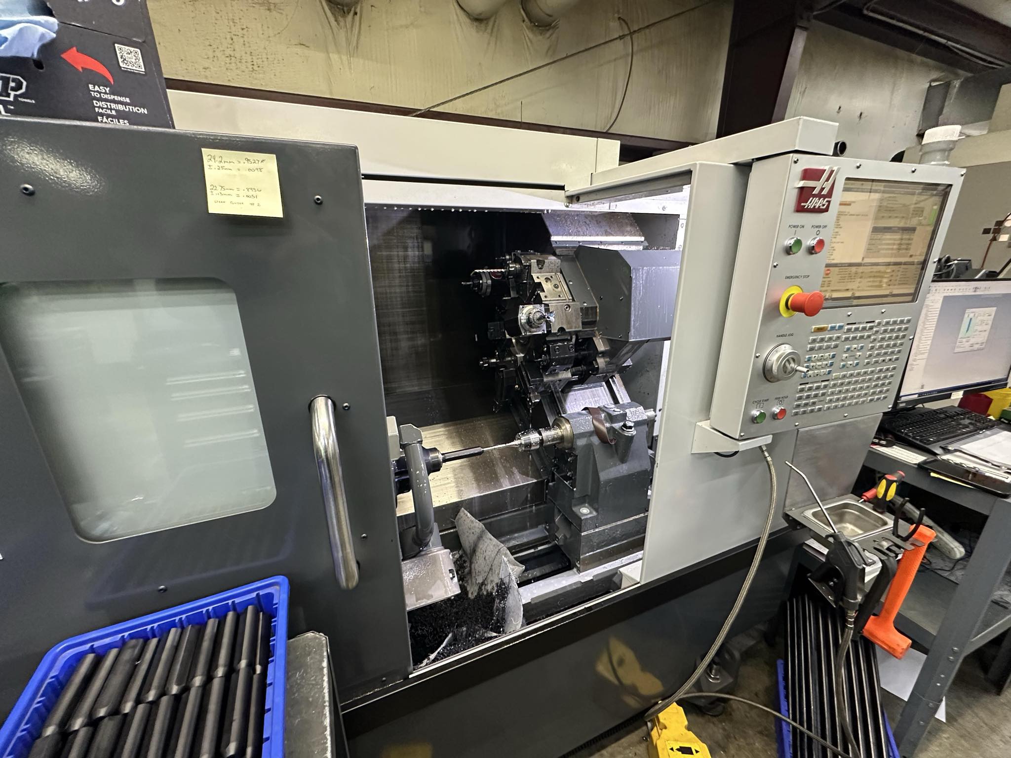 Haas ST-15Y CNC Lathe, 2019 - Tailstock, Auto Door, Live Tooling - Image 13