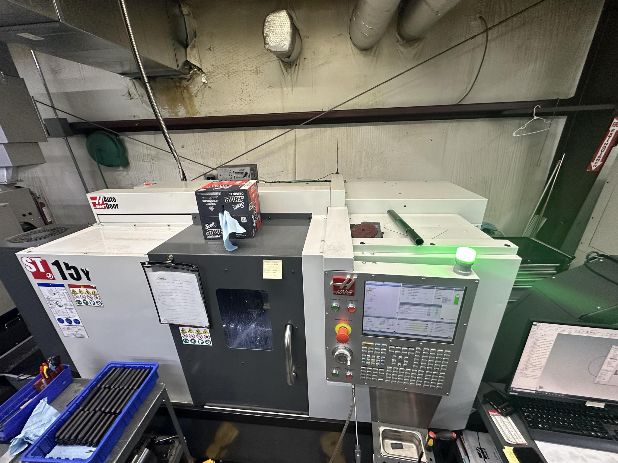 Haas ST-15Y CNC Lathe, 2019 - Tailstock, Auto Door, Live Tooling - Image 16