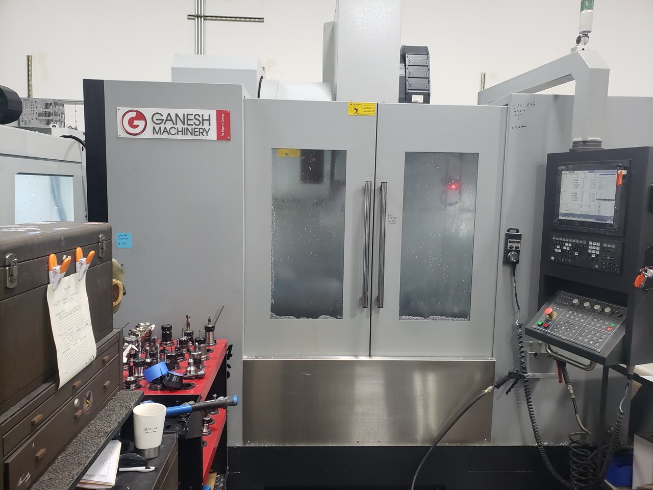 Ganesh VFM-4024 VMC, 2016 - TSC, Renishaw Probe - Image 6