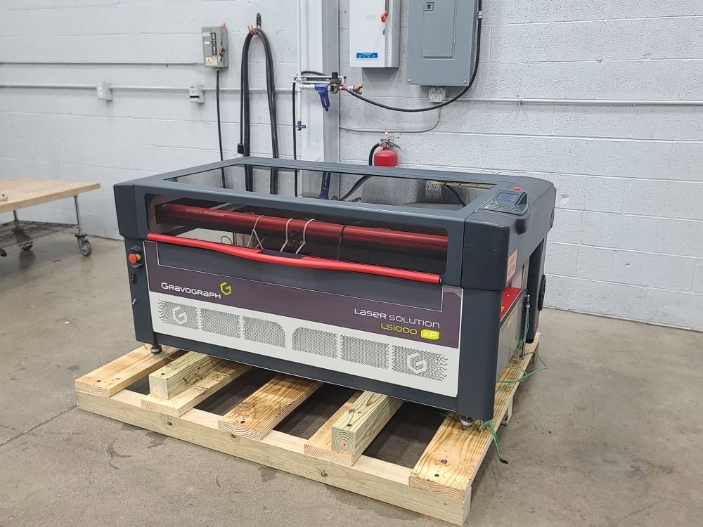 Gravotech Gravograph LS1000XP Laser Engraver, 2016 - 80 Watts, Dust Collector - Image 9