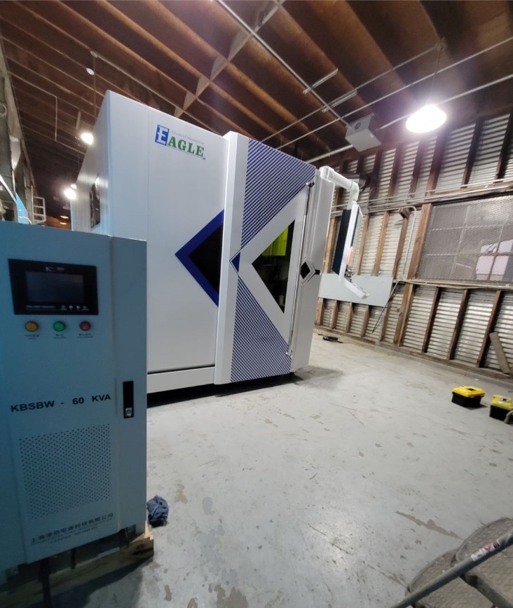 5' x 10' 4,000 Watt Eagle LF-1530 Fiber MaxPhotonics Laser Cutting Machine, 2025 - Image 2
