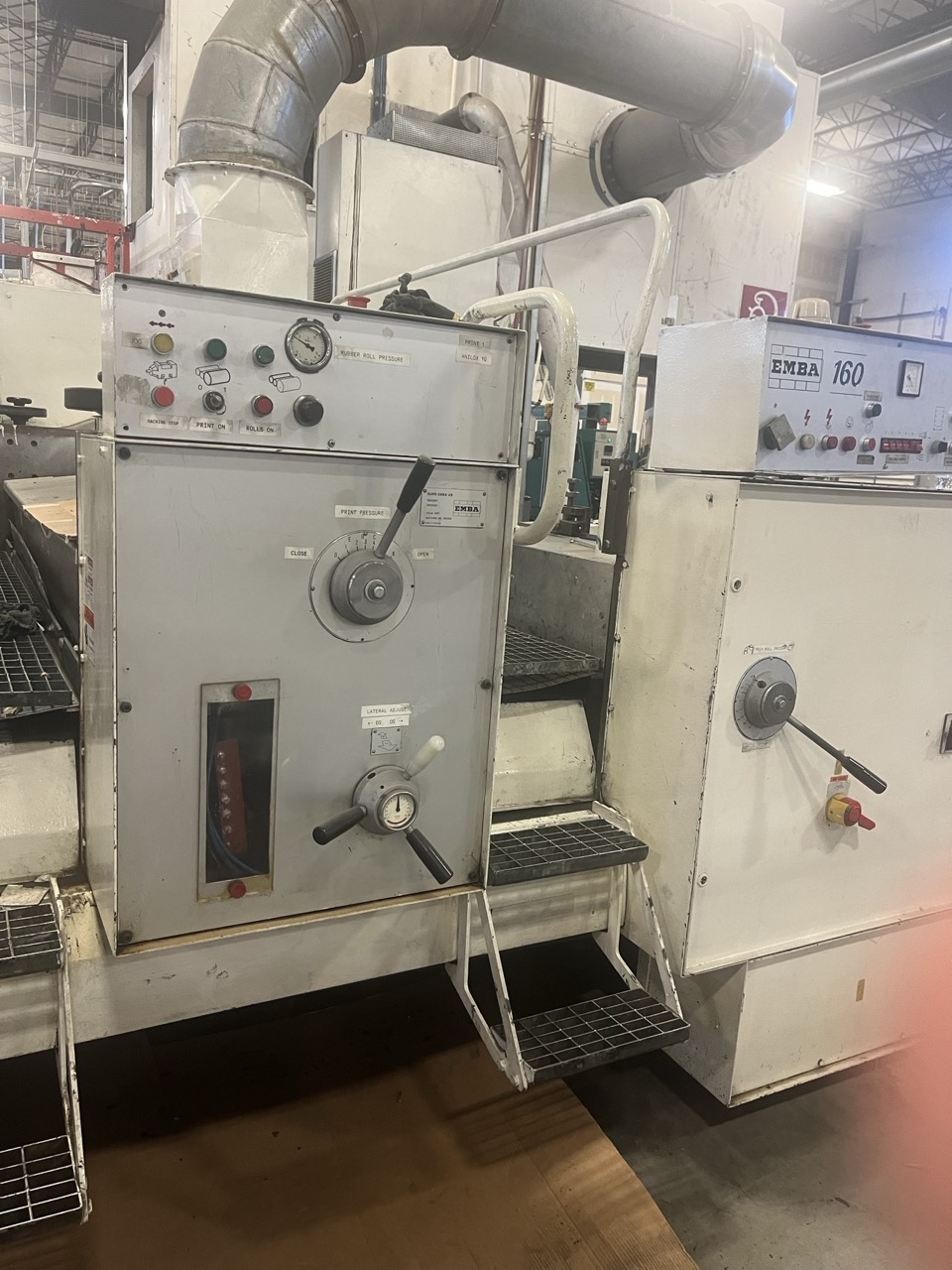 Emba 160 Flexo Folder Gluer, 1985 - Main Feeder Vacuum Pump Needs Replacing - Image 3
