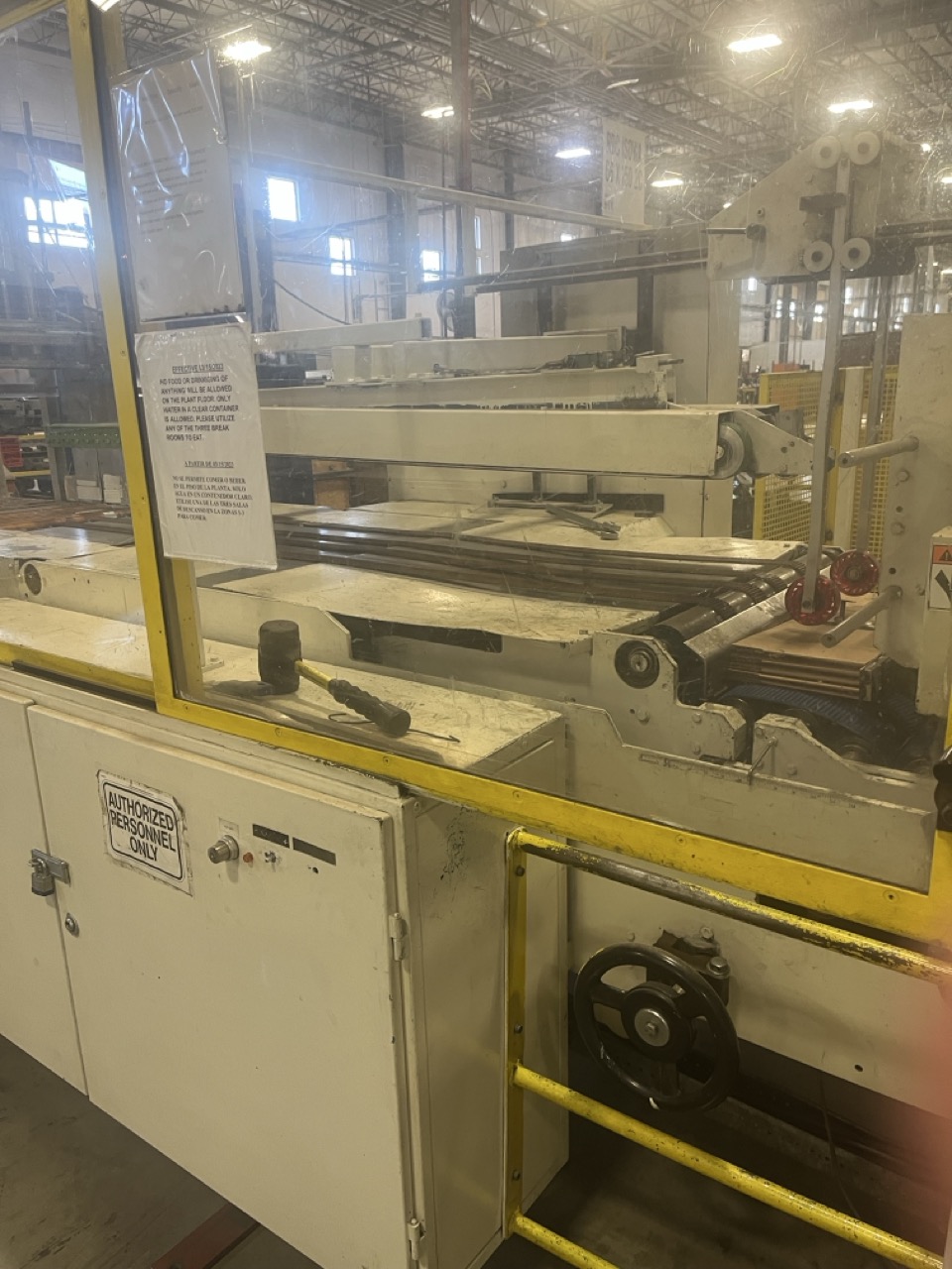 Emba 160 Flexo Folder Gluer, 1985 - Main Feeder Vacuum Pump Needs Replacing - Image 9