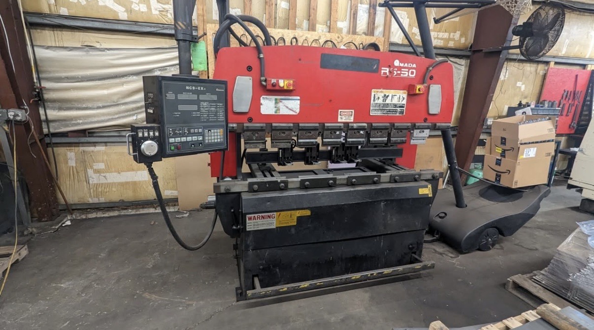 50 Ton x 6.5' Amada RG-50 Press Brake, 1997