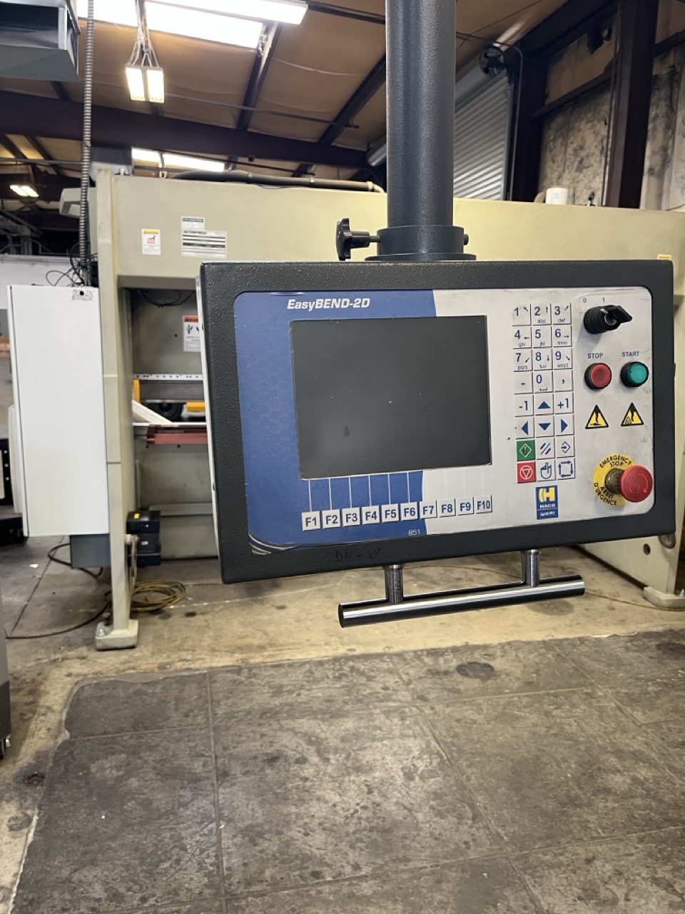350 Ton x 14' Atlantic SRM35014 CNC Press Brake, 2003 - Single Axis Back Gauge - Image 4