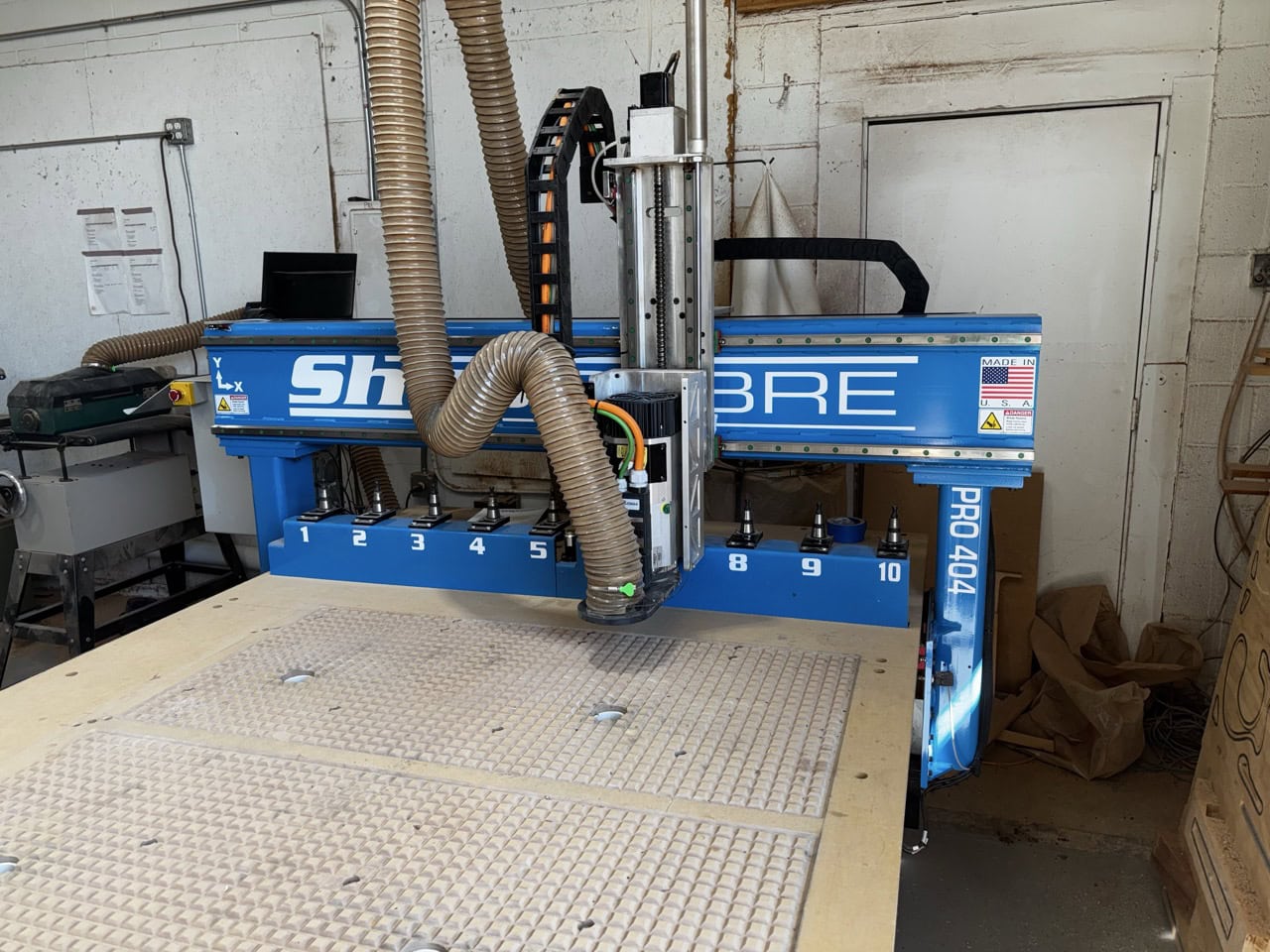 4' x 5' Shop Sabre PRO 404 CNC Router, 2022 - 10 Station ATC - Image 3