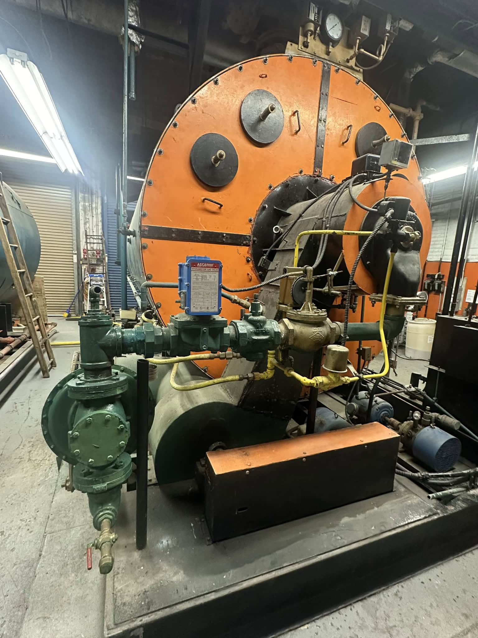 1965 Orr & Sembower 350 HP 3‑pass firetube natural‑gas boiler - Image 2