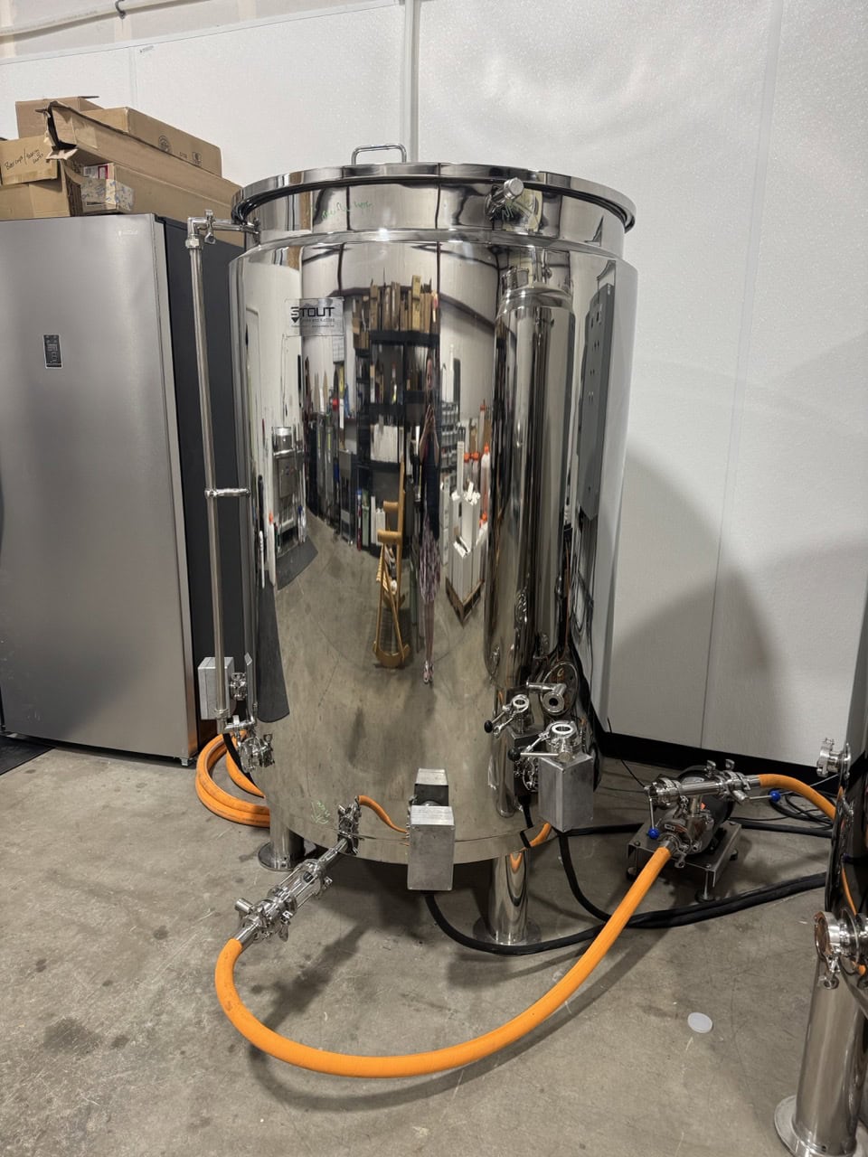 Turnkey 7 BBL Brewmation-Stout Brewing System w/ 2024 Thermaline Heat Exchanger, Pumps, Controls & Vessels - Image 3