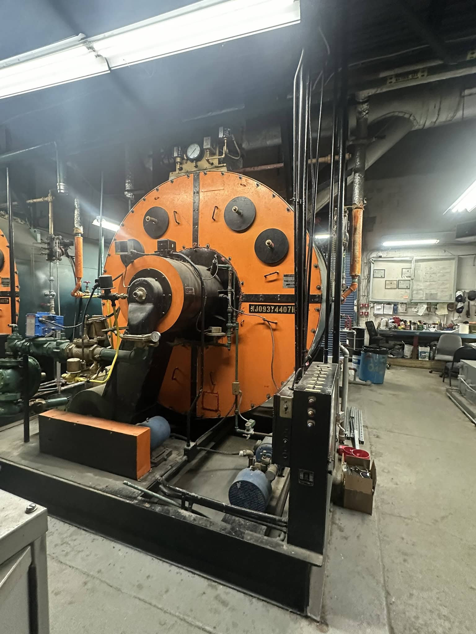 1965 Orr & Sembower 350 HP 3‑pass firetube natural‑gas boiler - Image 3