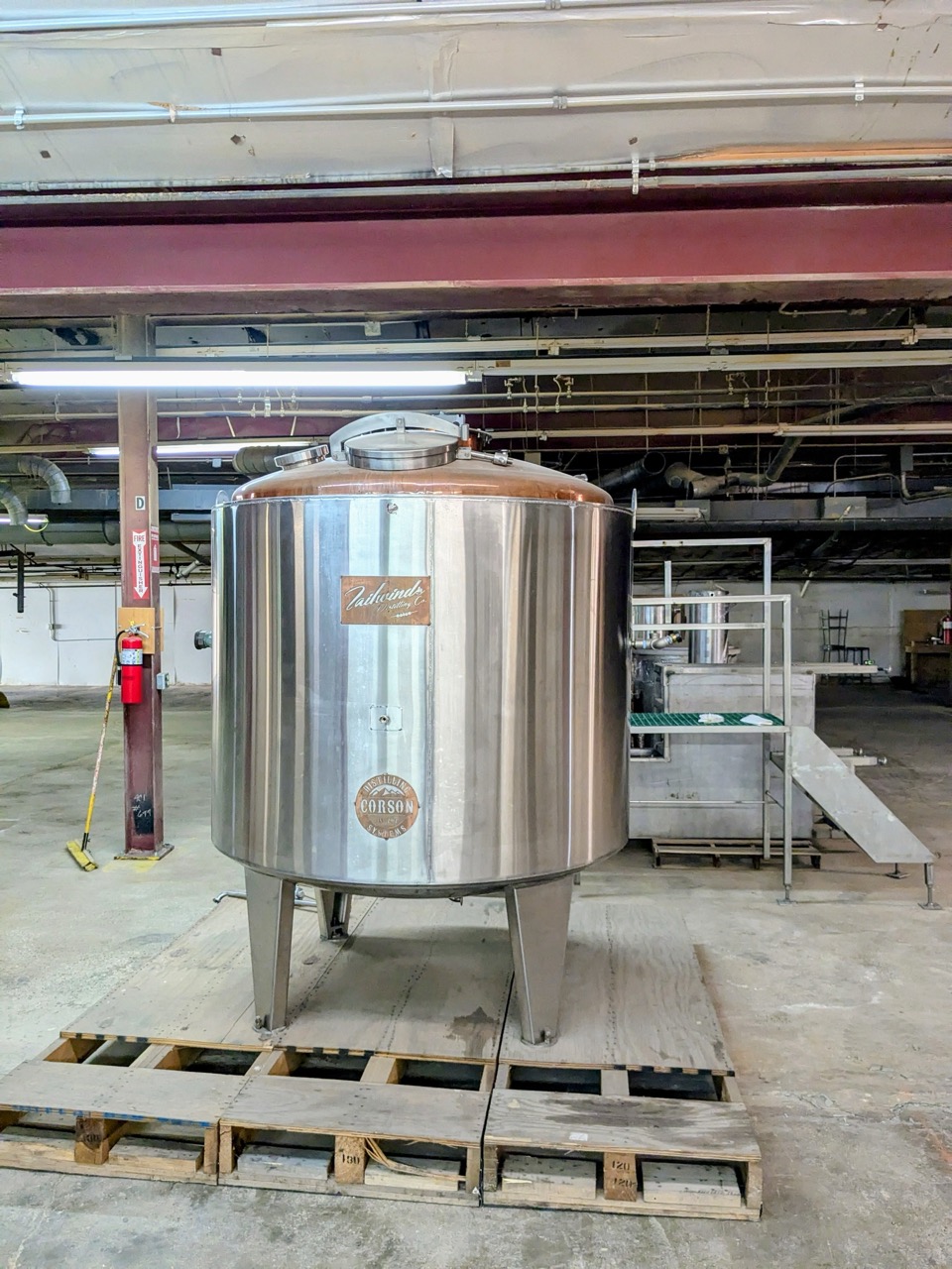 500 Gallon Corson Pot Still, 2018 – Less Than 1 Year Of Use