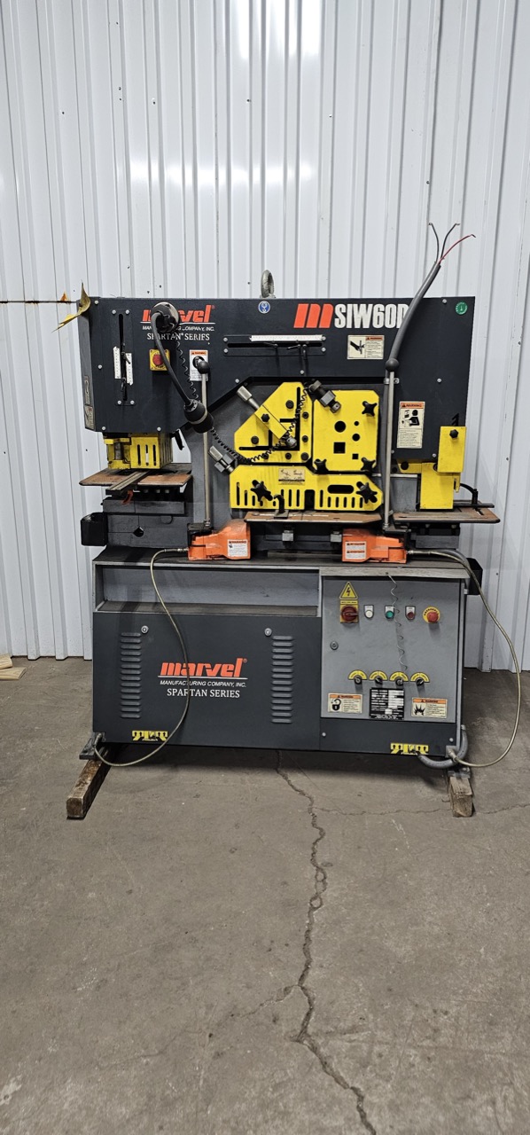 60 ton Marvel MSIW60D Ironworker, 2019