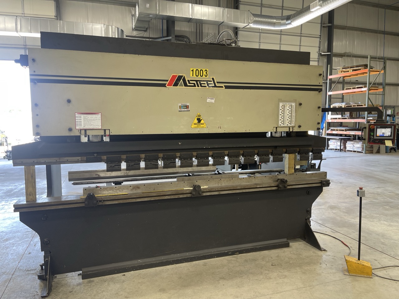 130 Ton x 12' Masteel MBHS-12130 Press Brake, 2015 - Tooling Included