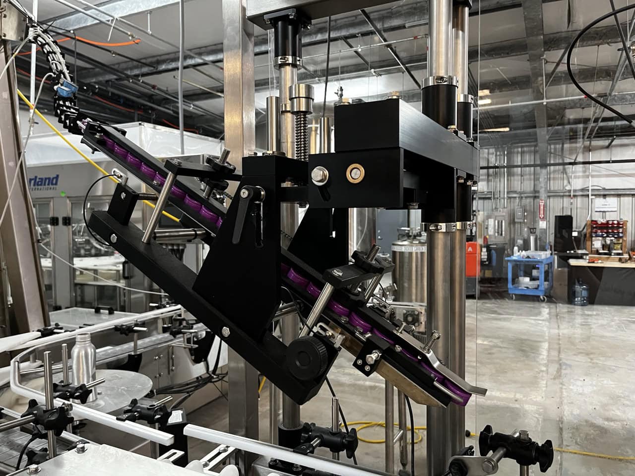 Norland International Complete line with (2) GlassPak66 Monoblock Systems (16oz and 25 Oz) for Glass or Aluminum with Fluid Solutions 3 Head ROPP Capper, 2020: - Image 10