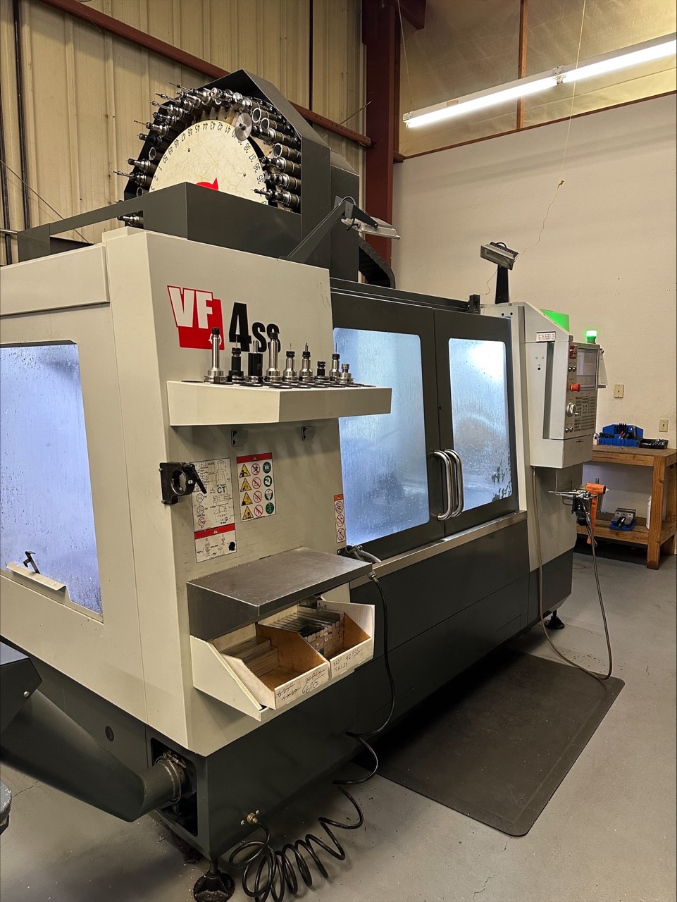 Haas VF-4SS VMC, 2021 - TR200Y Trunnion, Probe, Extended Z Axis, 50 ATC - Image 2