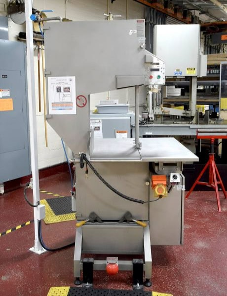 Thompson T400 Supercut Blade Saw, 2021 - Retrofit for Metal Cutting - All Stainless, Heavy Duty Blade Stop Technology, Foot Pedal, Variable Speed Motor