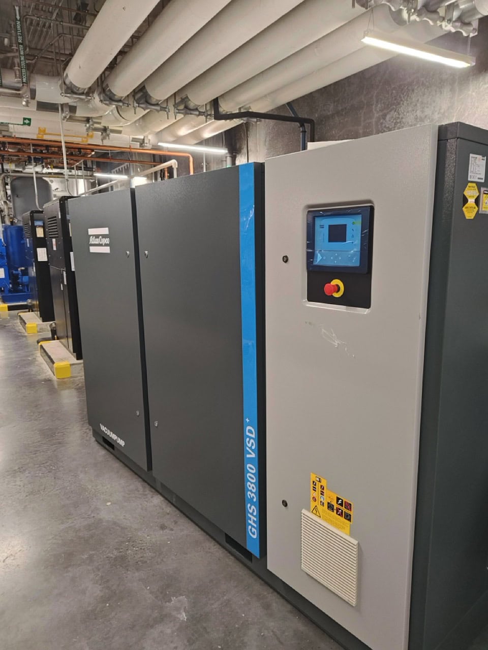 75 HP Atlas Copco Vacuum Pump GHS 3800VSD+, 2021 - Image 2