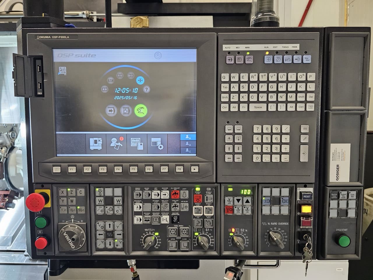 Okuma LB3000EX2-MYW 800 CNC Lathe, 2022 - Very Low Hours - Image 6