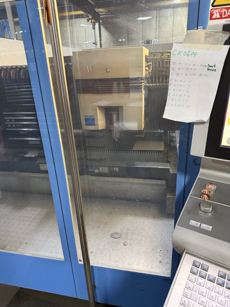 4000 Watt Trumpf Trulaser 3040 CO2 Laser, 2013 - 5' x 10' Table, Trumpf Liftmaster - Image 8