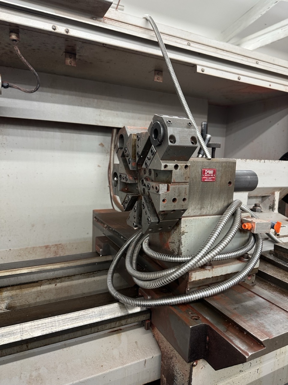 Harrison Alpha 550S Plus CNC Lathe, 2000- Turret, Tooling and Steady Rest Included - Image 3