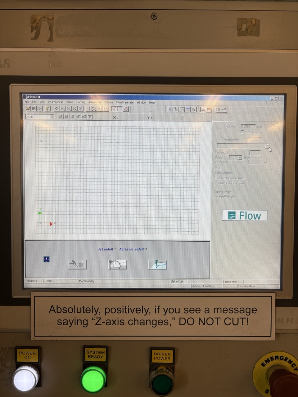 6.5’ x 10’ Flow Mach M2-3120B Waterjet, 2015 - 60,000 PSI - Image 6