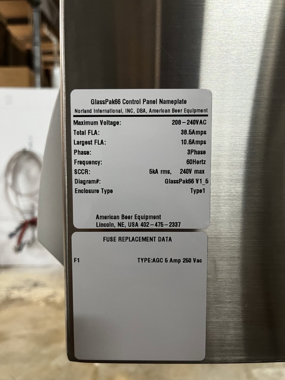 Norland International Complete line with (2) GlassPak66 Monoblock Systems (16oz and 25 Oz) for Glass or Aluminum with Fluid Solutions 3 Head ROPP Capper, 2020: - Image 16