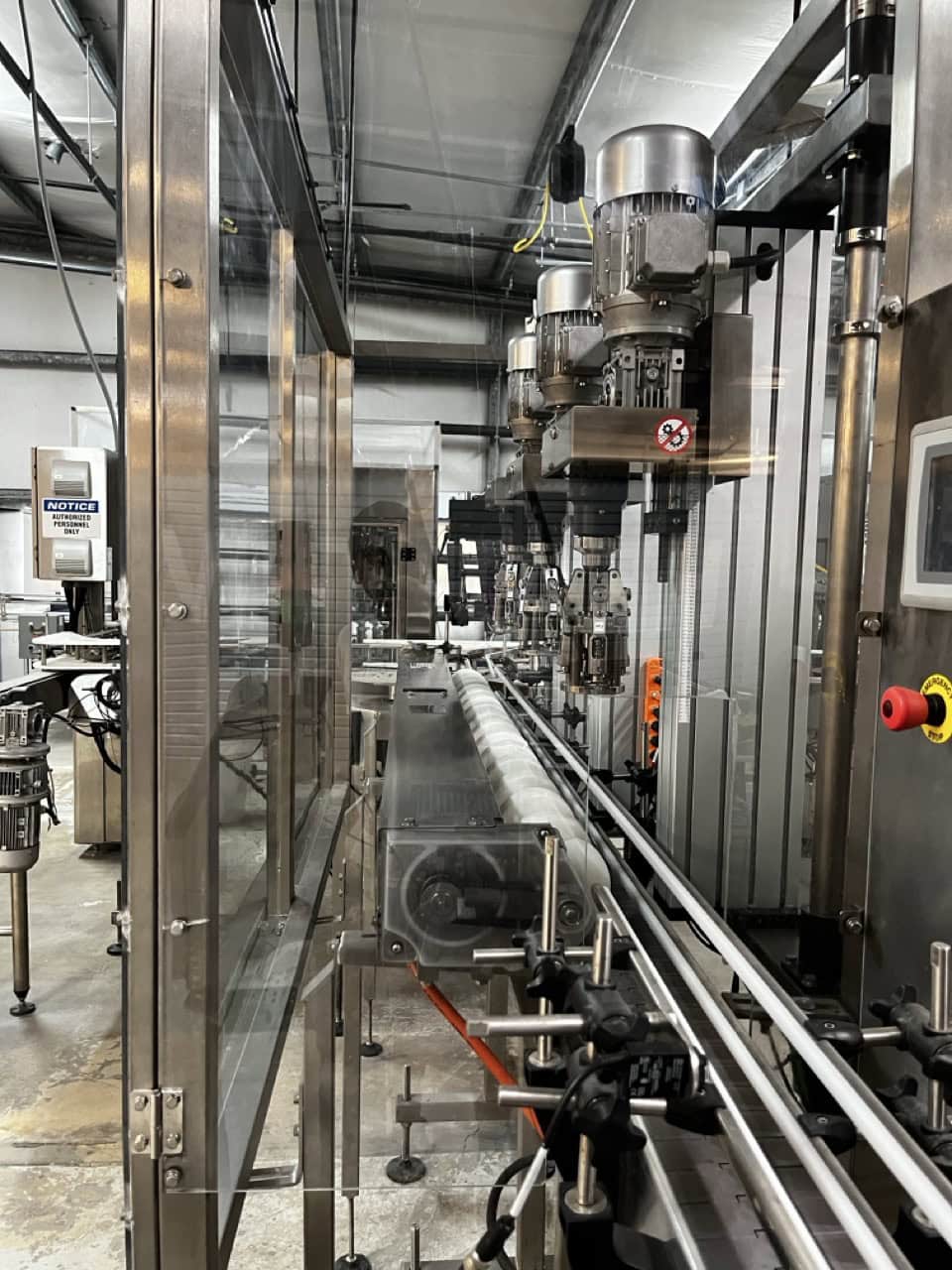 Norland International Complete line with (2) GlassPak66 Monoblock Systems (16oz and 25 Oz) for Glass or Aluminum with Fluid Solutions 3 Head ROPP Capper, 2020: - Image 27