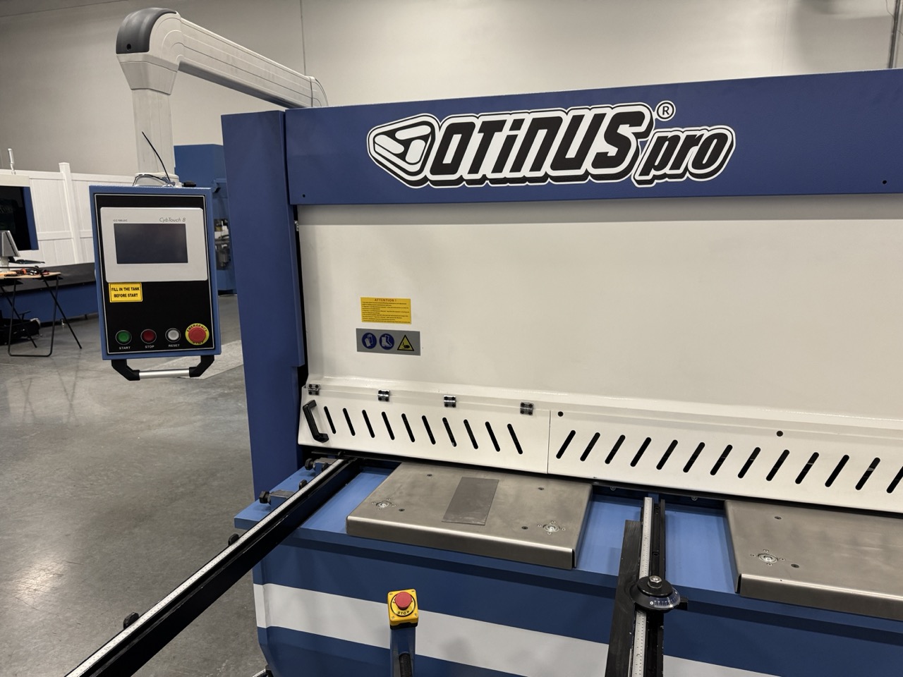 5/16" x 10' Otinus PRO SMO-3108-C8, Guillotine Shear, 2023 - Cybtouch-8 Control-Brand New, In Stock, Install & Training Included! - Image 2