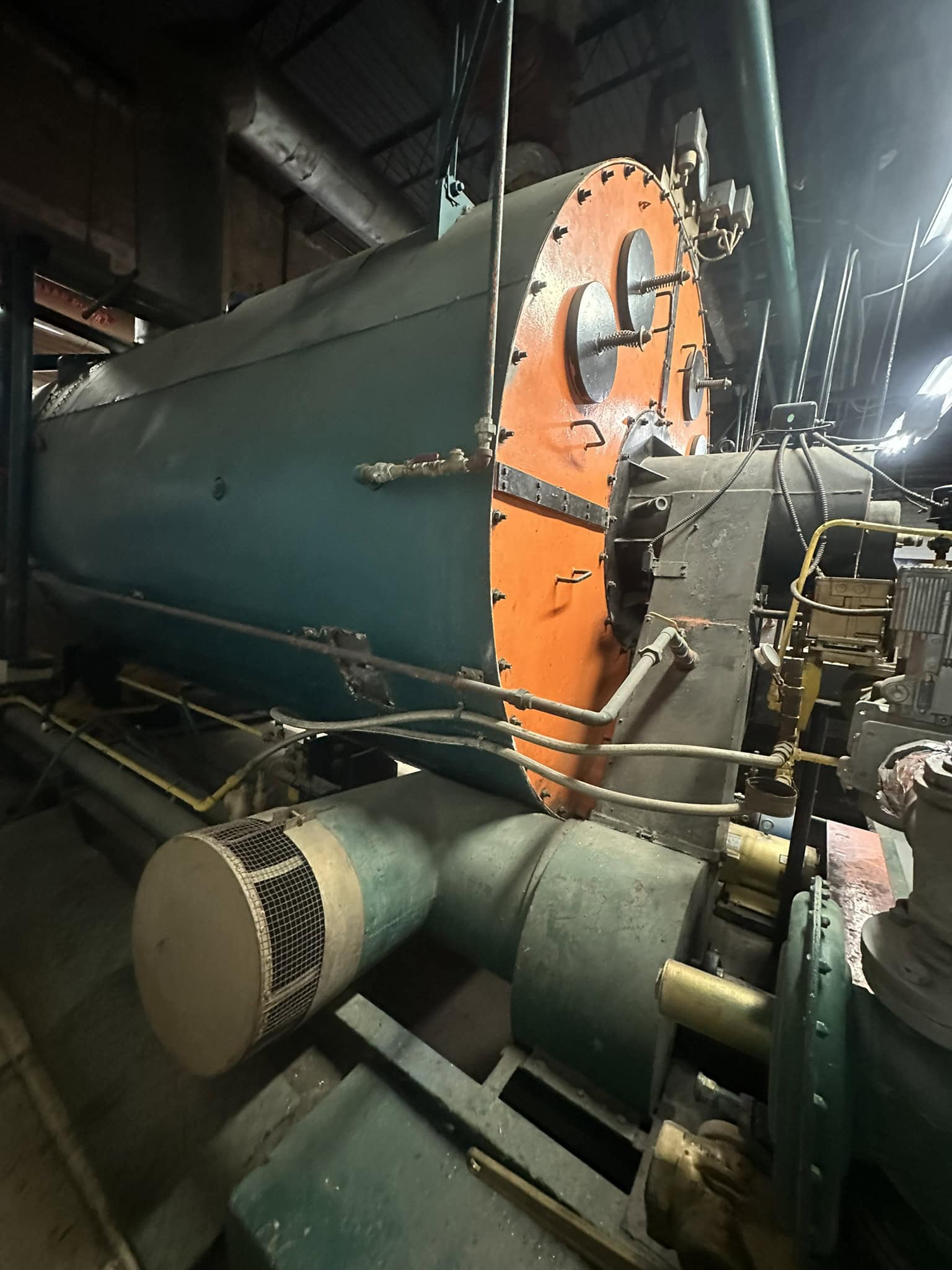 1966 Orr & Sembower 350 HP 3‑pass firetube natural‑gas boiler - Image 2