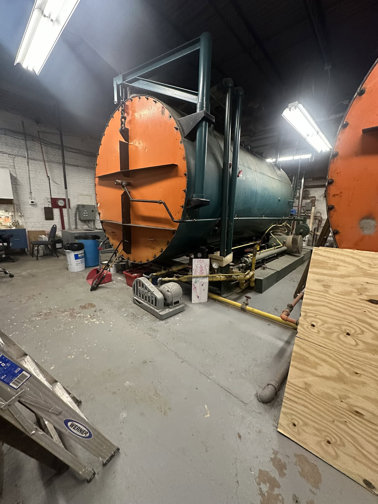 1966 Orr & Sembower 350 HP 3‑pass firetube natural‑gas boiler - Image 4