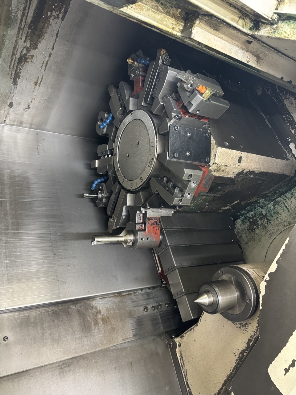 Mazak QTS 200M CNC Lathe, 2012 - Bar Feeder, Live Tooling, Tailstock - Image 8
