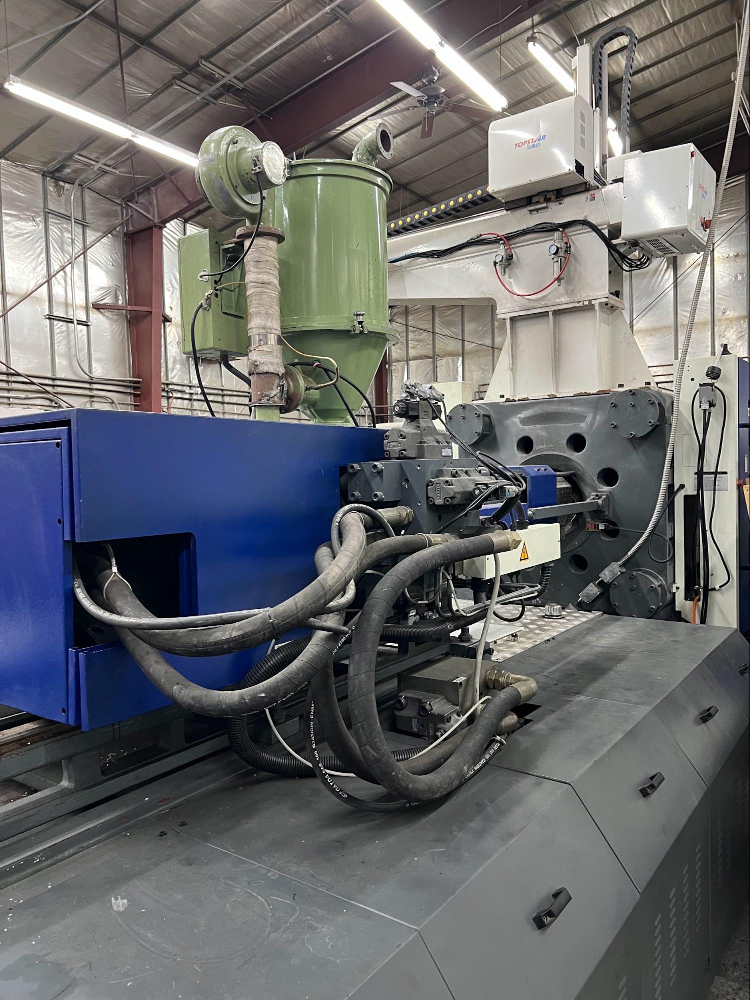 550 Ton, 80 Oz Borche BS500-III Injection Molding Machine, 2012 - KEBA Controller with Robot (TopStar MDW-110) - Image 5