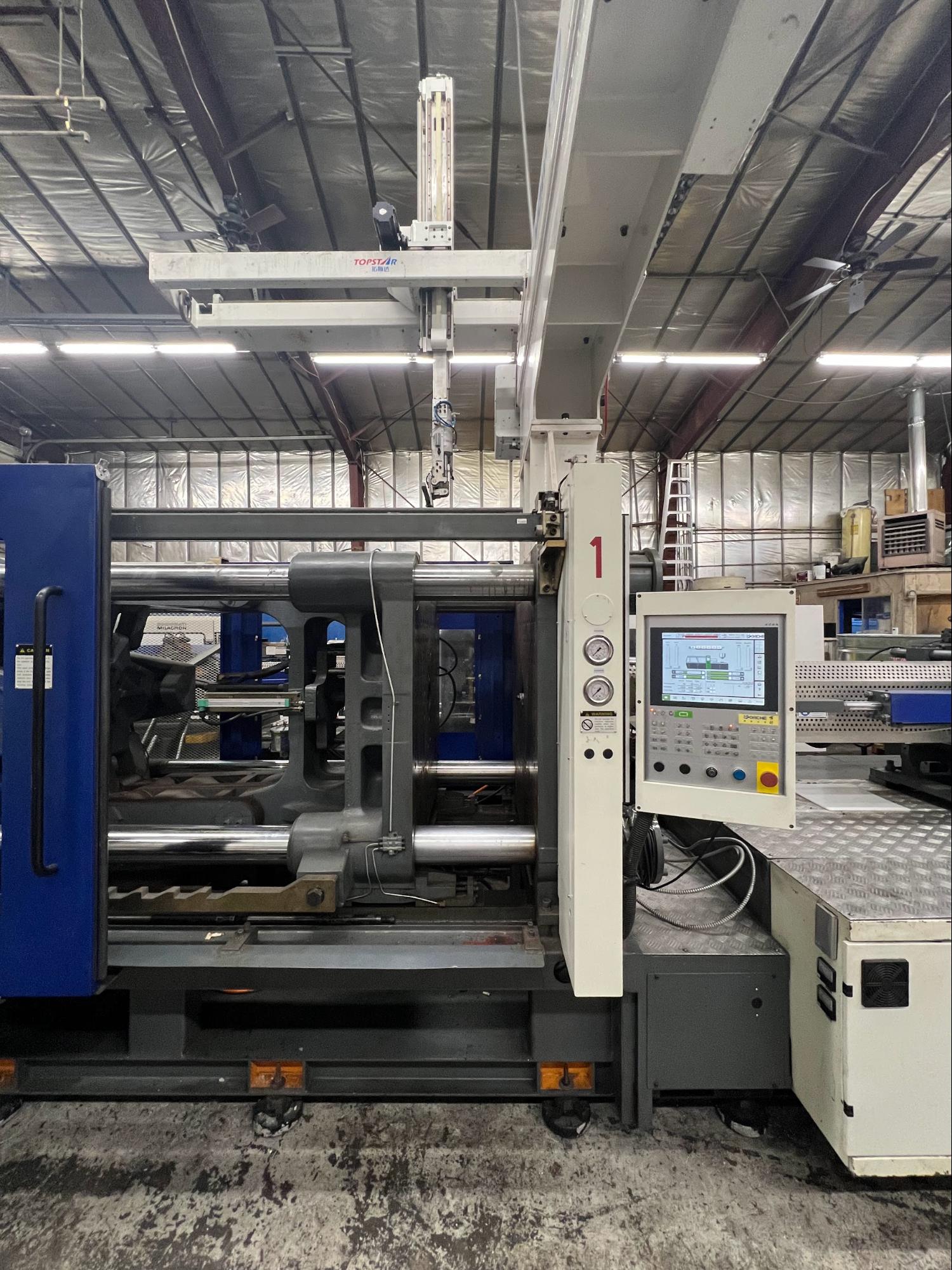 550 Ton, 80 Oz Borche BS500-III Injection Molding Machine, 2012 - KEBA Controller with Robot (TopStar MDW-110) - Image 6