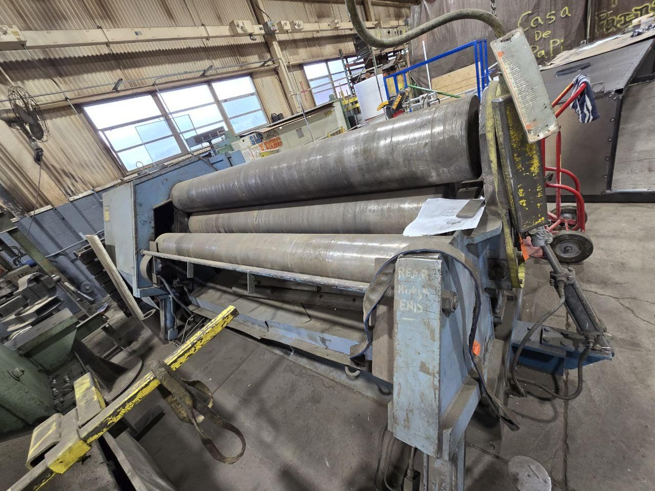 1/2" x 8' Bertsch Plate Roll, 1994 - Four Roll