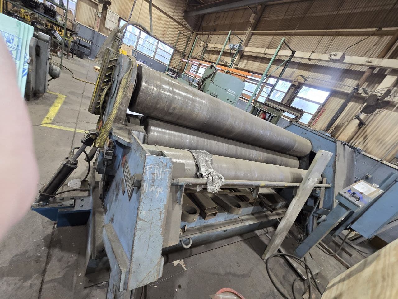 1/2" x 8' Bertsch Plate Roll, 1994 - Four Roll - Image 7