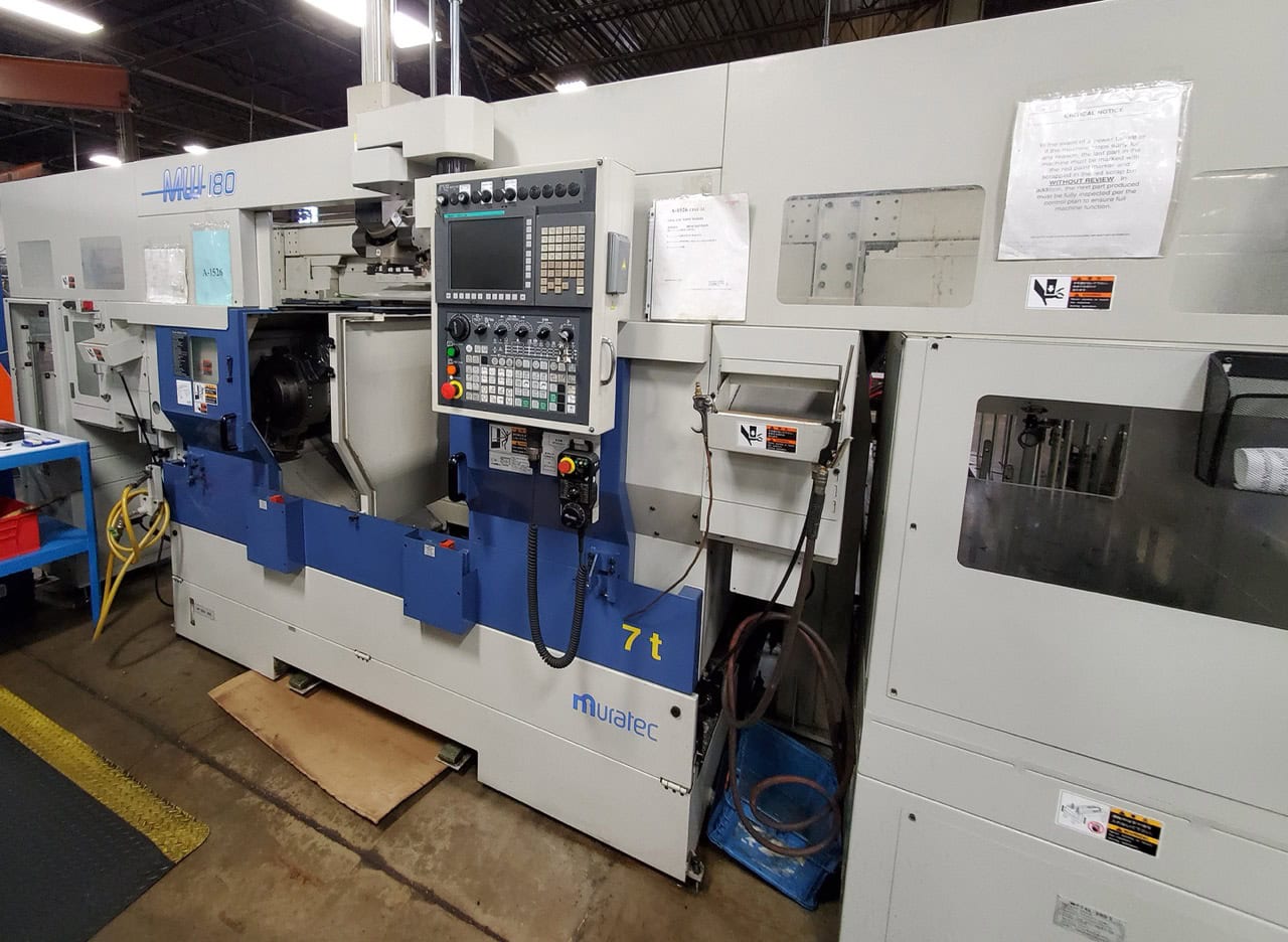 Muratec MW180 Twin Spindle CNC Lathe, 2016 - Gantry Loader