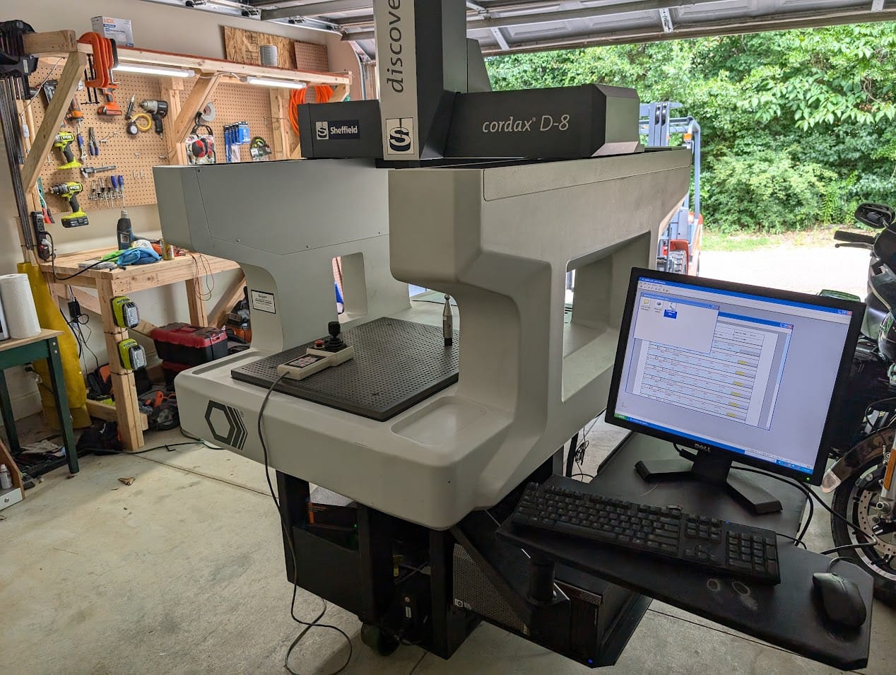 Sheffield Discovery III D8 CMM, 2008 - PC-DMIS, Renishaw PH10T Probe