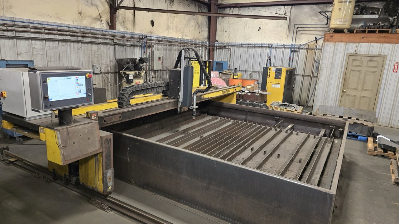 11' x 11' Shop Sabre 3000 HD CNC Plasma Cutter- ESAB Rebuilt Controller + Torch in 2023