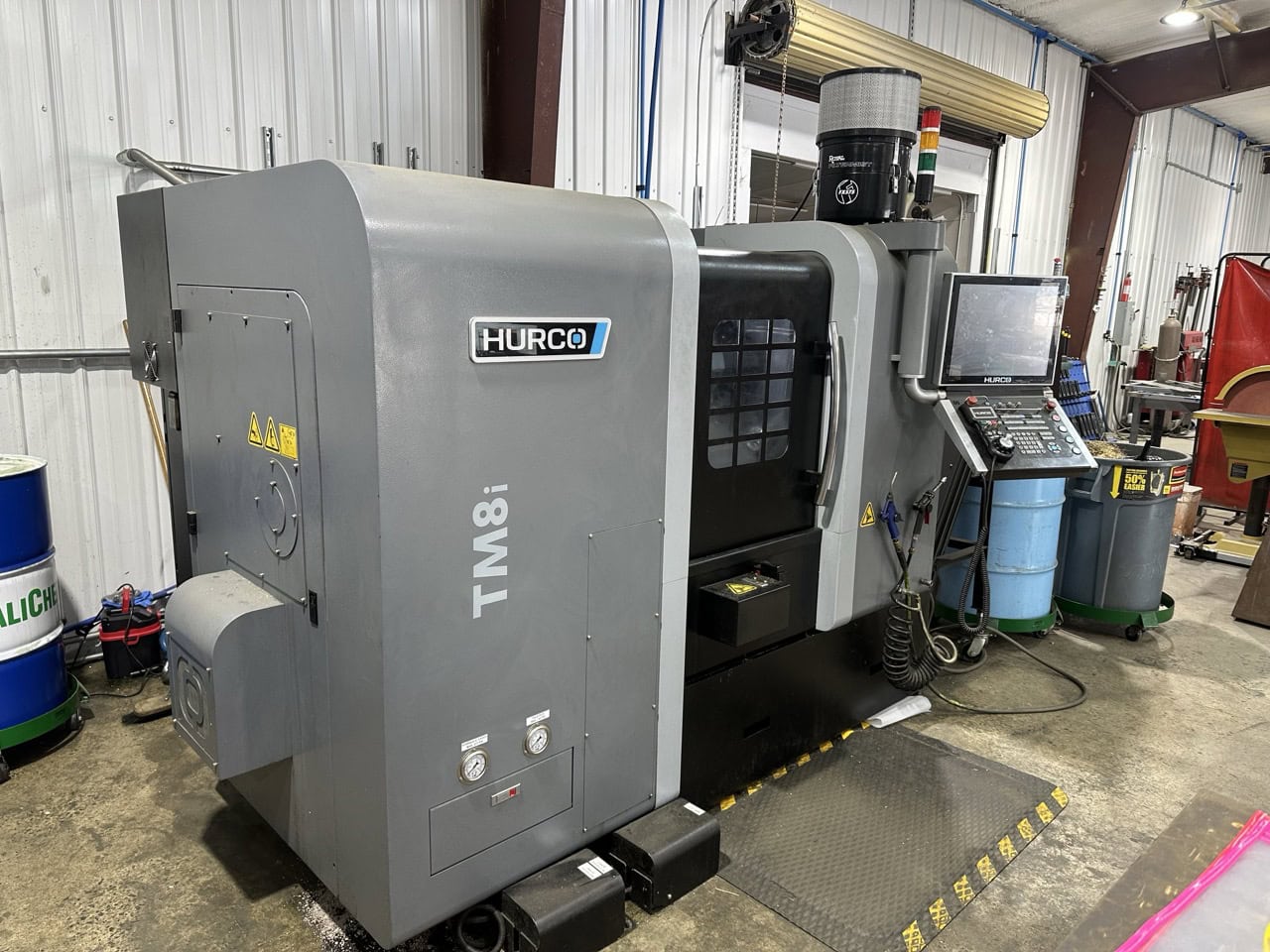 Hurco TM-8i CNC Lathe, 2019 - WinMax Control, Collet Chuck, Low Hours