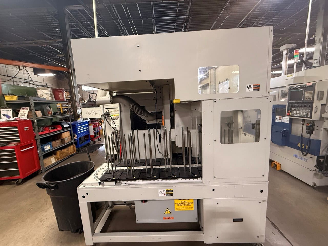Muratec MW180 Twin Spindle CNC Lathe, 2016 - Gantry Loader - Image 8