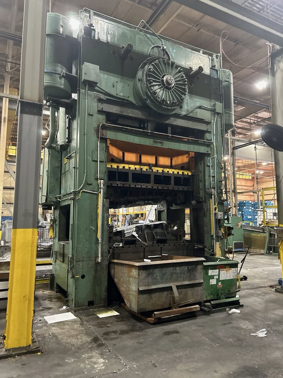 500 Ton US Industries S4-500-96-60 Hydraulic Press, 1963 - Image 2