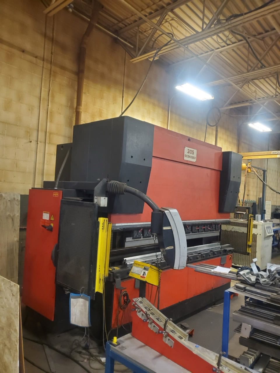 187 Ton x 10' Amada HFE 170-3S CNC Press Brake, 2005 - Image 2