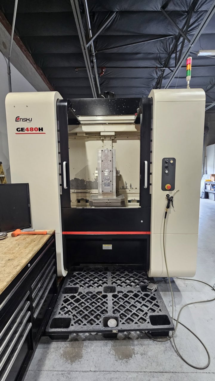Enshu GE480H HMC, 2019 - TSC, Renishaw Probe, Full 4th Axis - Image 4