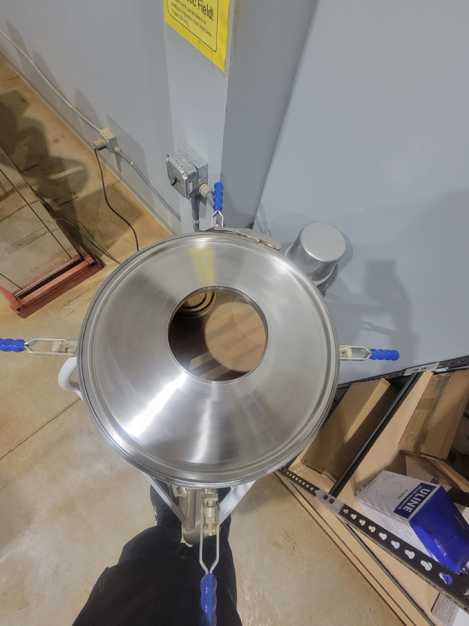 Russell Finex Compact 600 Food-Safe Vibrating Magnetic Sieve, Single Deck, 550mm Diameter, 2020 - Image 5