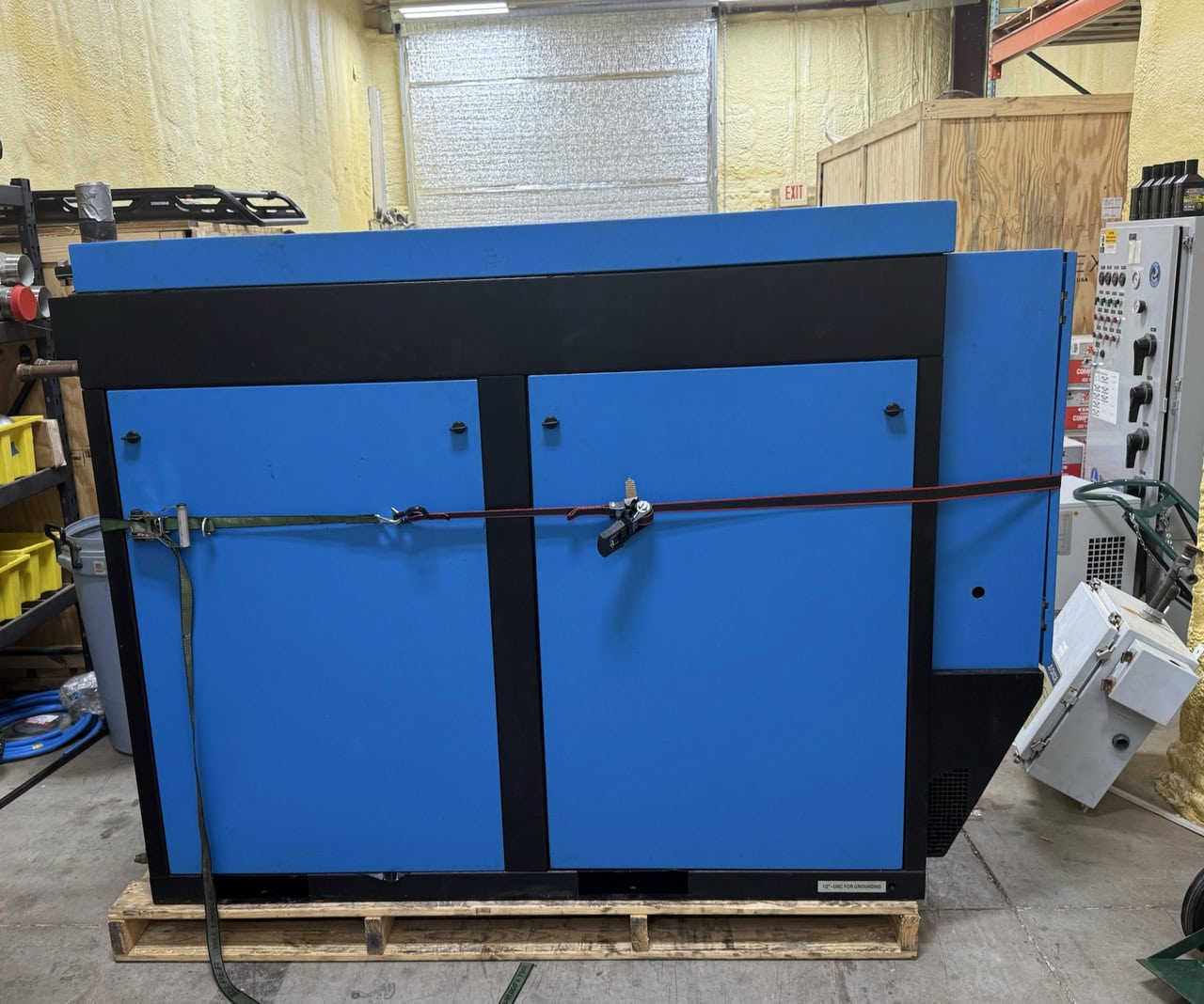 40 HP Kobelco KNW00-C/H Rotary Screw Air Compressor, 2011 - Image 3