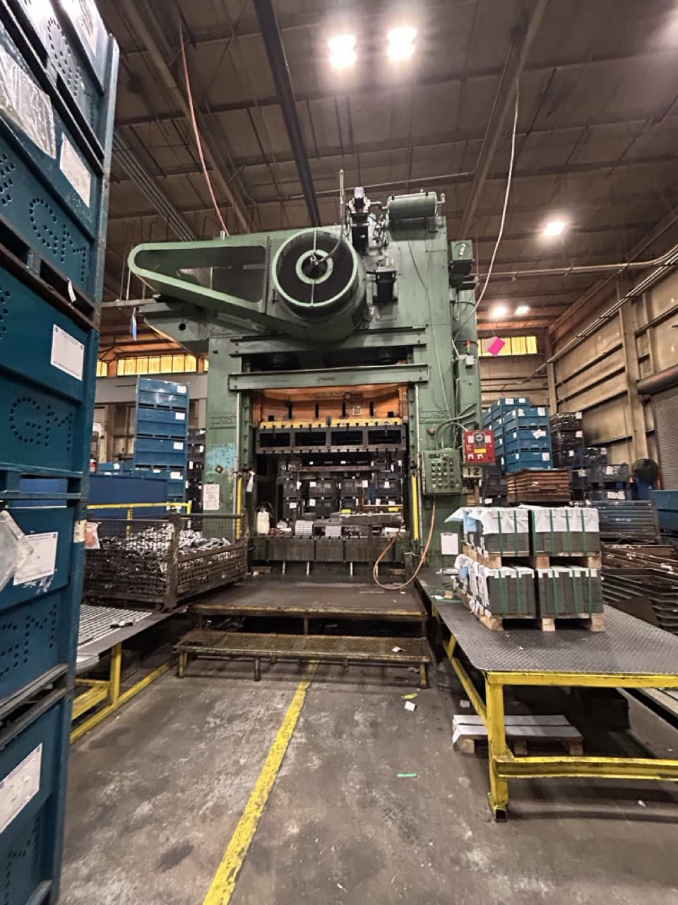 500 Ton US Industries S4-500-96-60 Hydraulic Press, 1963 - Image 6