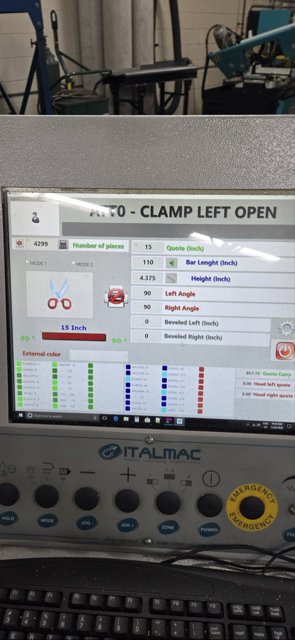 Furia Italmac Double Miter Horizontal Saw, 2017 - Image 6