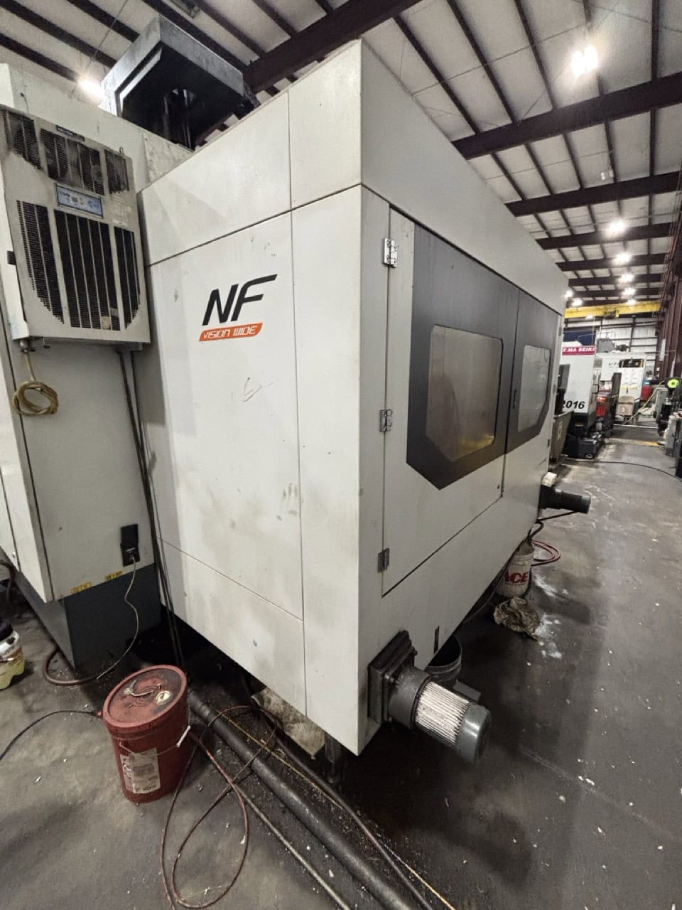 Vision Wide NF-3226 Bridge Mill, 2015 - 50 Taper, Under Power, Ready to Inspect - Image 8