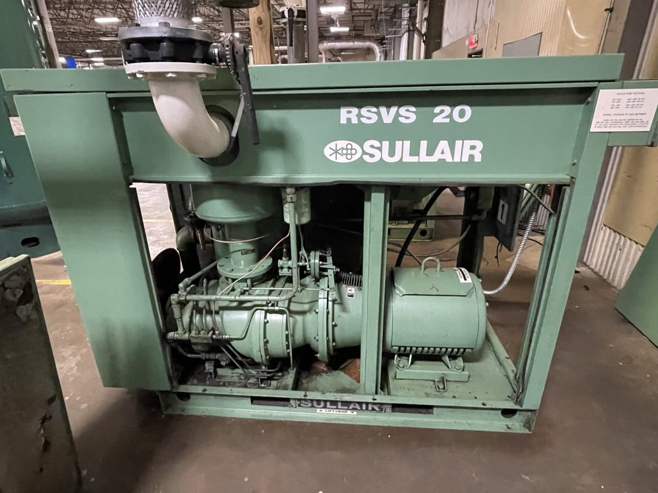 60 Hp Sullair RSVS 20-60A Rotary Screw Vacuum System, 2024 - Image 5