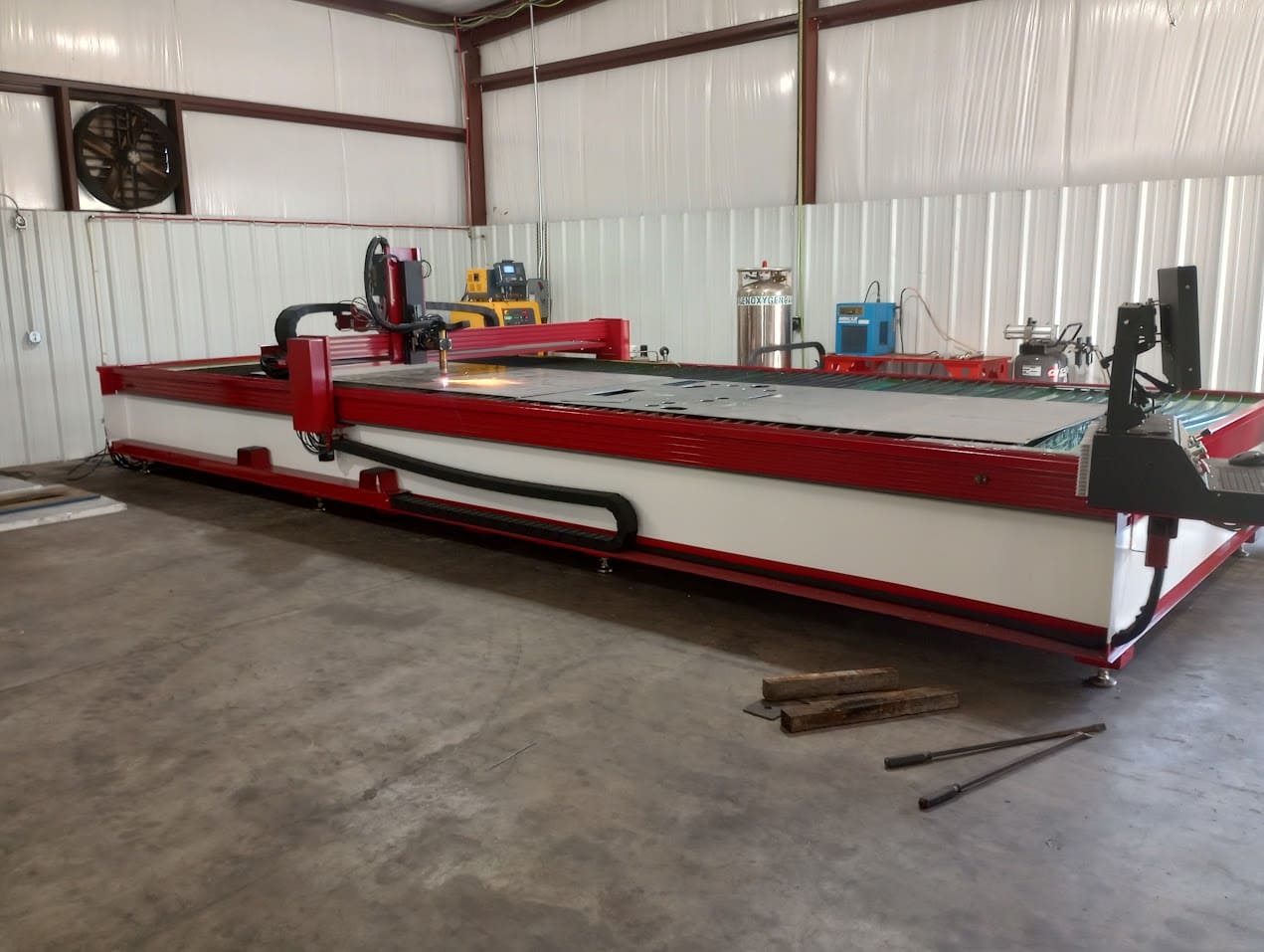 8' x 25' GenX CNC Plasma, 2024 - 400 amp Kjellberg Power supply - Image 2
